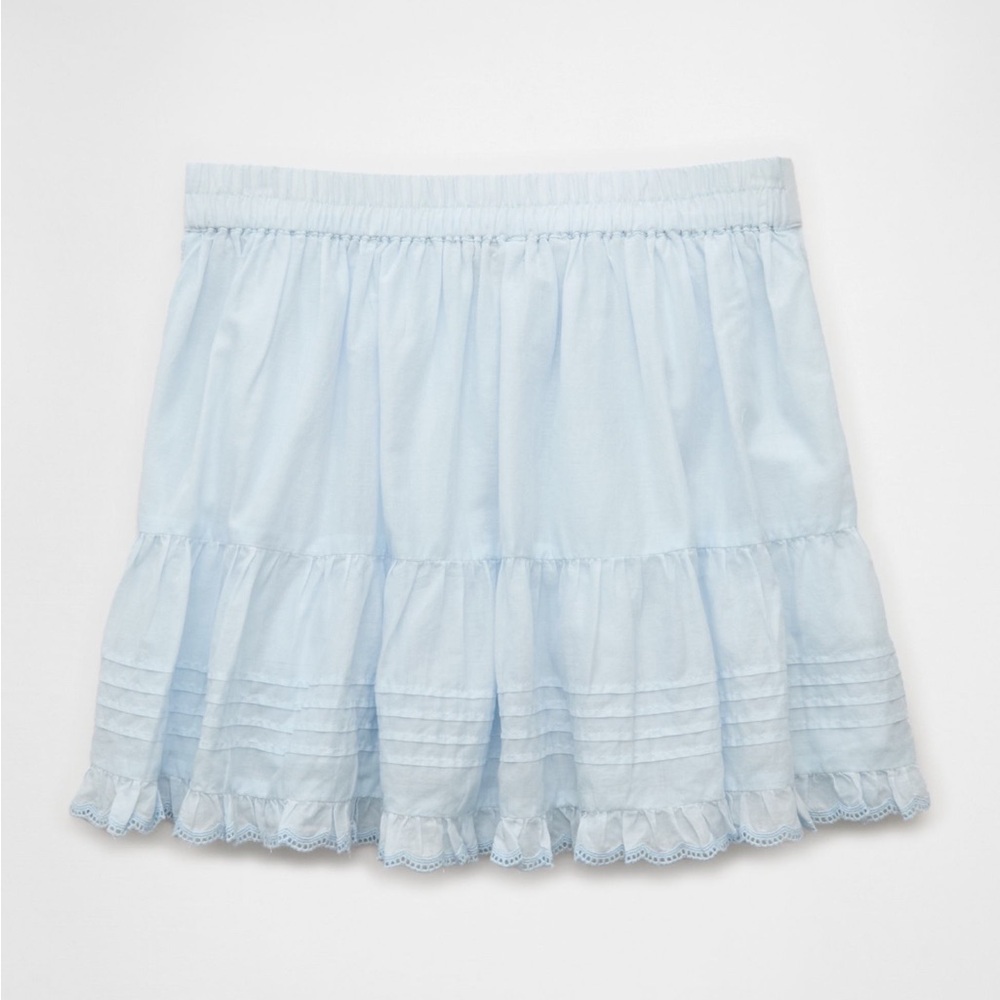 American Eagle x the summer I turned pretty baby blue lace boho skirt NWT